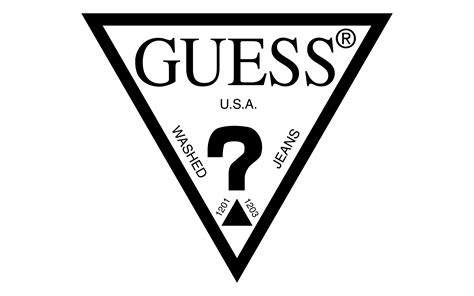 guess triangle logo.